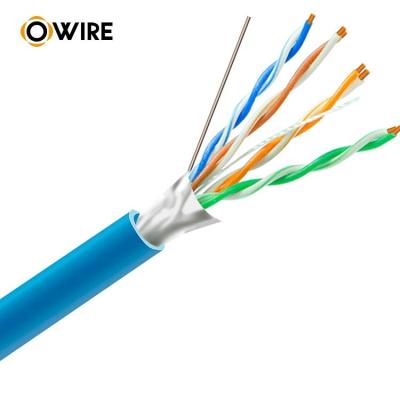 China PVC LSZH HDPE ODM OEM CE CMR Owire Passed Test indoor Cat5e FTP 24AWG Communication Cables à venda