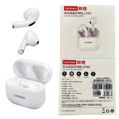 China Dynamic BT 5.0/Touch Coontrol/13mm Unit Lenovo Tws Top Selling 2021 Wireless Head Phone Audifonos Inalambricos Cuffie Blutooth Earbud Handfree LP40 Lenovo Products for sale