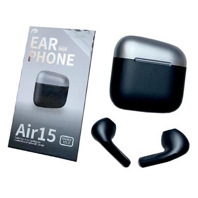 China 13mm Speaker/Window Earbuds/Air Earbuds Handfree Earbuds 2021 Touch Control/Auto Touch Control Wireless Phone Airbuds and Best-selling Audifonos Air15 TWS Headphones Voice Stereo pro for sale