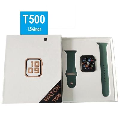 China Online Wholesale Touch Screen Android T500 Smart Watches Reloj T500 Smart Watch 2021 New Arrivals I/O T500 Plus Smart Watch For Women For Men for sale