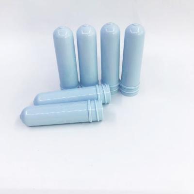 China PET Bottles Run Guangzhou Customized Shampoo Liquid Soap Bottles Sky Blue Neck Size 20mm Template Cosmetic Bottles PET Preform for sale