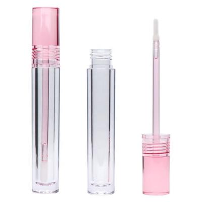 China Wholesale Elegant Transparent Cosmetic Lip Gloss Tube Private Label Lip Gloss Cosmetic Packaging Container For Lip Make Up Tube for sale