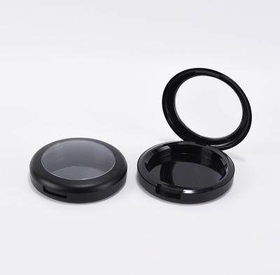 China Recyclable Wholesale Compact Powder Container Plastic 59mm Blush Case For Cosmetic Packaging for sale