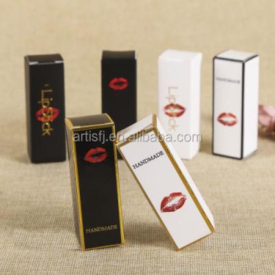 China Recyclable Custom Lipstick Cosmetics Folding Cardboard Paper Packaging Gift Box for sale