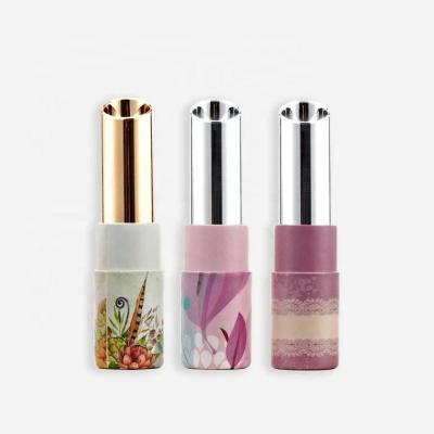 China Wholesale Cosmetics Lip Balm Paper Tube For Cosmetic Packaging Container for sale