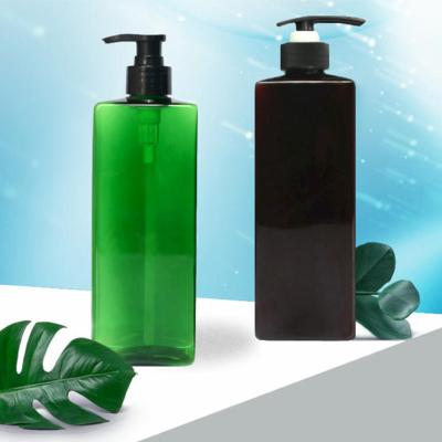 China Eco-friendly Empty Packaging 16oz 500ml PE Soap Pump Bottle Dispenser For Shampoo Lotion Shower Gel Body Wash Bathroom Cosmetic Packaging Container for sale