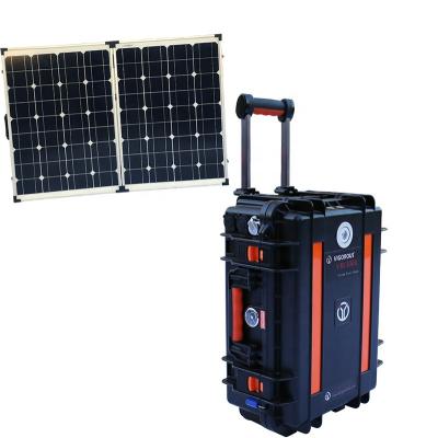 China Home Inverter Solar Generator High Efficiency 3000W.h Charging Power Bank Portable Solar System For Home And Outdoor for sale