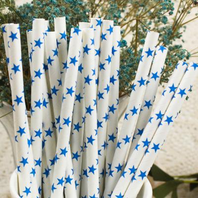 China Who respects the environment. Environmental Perfect for Birthday, Party Supplies, Baby Shower, Wedding 197mm Paper Straw Disposable for sale