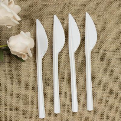 China Disposable Disposable Plastic Cutlery PS 160mm 2g / Sustainable / Stocked Knife for sale