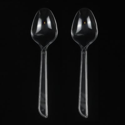 China Luxury Disposable Cutlery Cutlery PS 5.1g 170mm Heavy Duty Spoon for sale