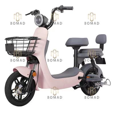 China 2023 Latest Leisure Steel City Electric Bicycle , 450W Motor Lead Acid Battery Bonmad e Bicycle BM956-1003 for sale