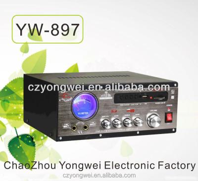 China YW-897 AC12v/DC220v Portable Car Amplifier With Microphone Power Amp for sale