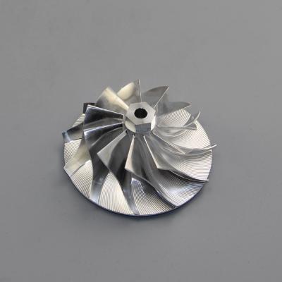 China Please see details page Turbo Billet Compressor Wheel 11+0 for Garrett GTX3071R (53.1/71) 6.00mm hole for sale