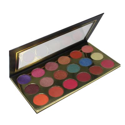 China Wholesale Waterproof Private Label Diamond Cardboard Glitter Eyeshadow Palette Makeup for sale