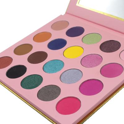 China High Waterproof Pigment Make Up Cosmetic Factory No Logo 20 Colors Eyeshadow Palette Private Label OEM ODM for sale