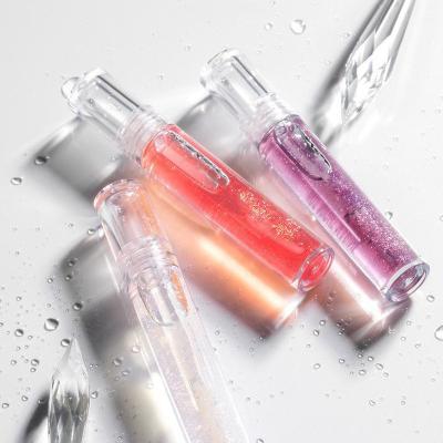 China Wholesale Waterproof Lip Oil Gloss For Lips Makeup 8 Fruit Flavor Lip Oil Private Label for sale