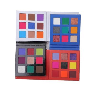 China 2021NEW Makeup Products Waterproof Adjust Shape Wholesale 9 Colors Private Label Makeup Eyeshadow Palette for sale