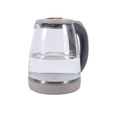 China 360 Degree High Health Pot 1.8L Spinning Low Borosilicate Glass Cooking Kettle Electric Kettle for sale