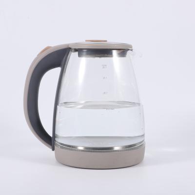 China 360 Household Use Rotation Base 1.8L Degree Glass Electric Kettle Hot Water Kettle for sale