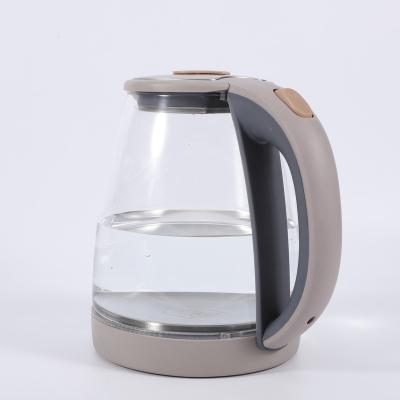 China 360 Degree Rotation Base 1.8L Portable Design Glass Electric Kettle for sale