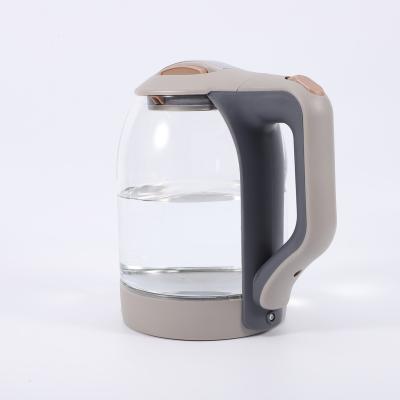 China 360 Degree Quick Boiling Home Office Appliances 1.8L Rotation Base Jug Glass Electric Kettle for sale