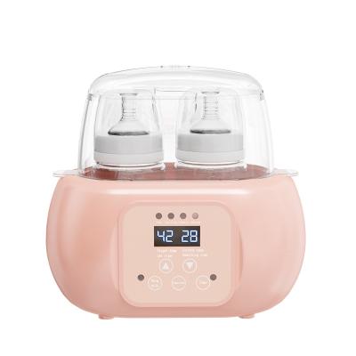 China BPA Free Smart Electric Baby Bottle Steamer Warmer Sterilizer For Breastmilk Digital Double Bottle Warmer for sale