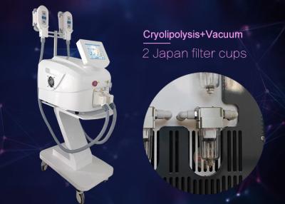 China Cryolipolysis Fat Reduction Body Shaping Machine Two Hand Pieces for sale