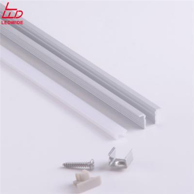 China Hotest 2020 Ledwide ceiling decorations ultra slim led aluminum profile with flange for 5mm wide led strip for sale