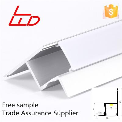 China For Led Ceiling Light Polycarbonate Extrusion Aluminum Profile For Ceiling Led Strip Lighting for sale