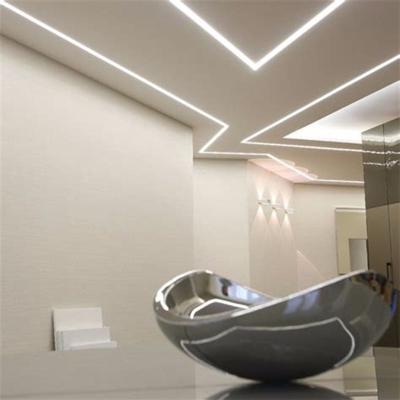 China Aluminum led profile for indoor application 35mm wide led aluminum profile led downlight recessed led wall joint led linear light down for sale