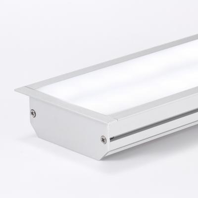 China LED Profile 100mm Aluminum Frame Trimless Aluminum Flash Light Led Profile for sale