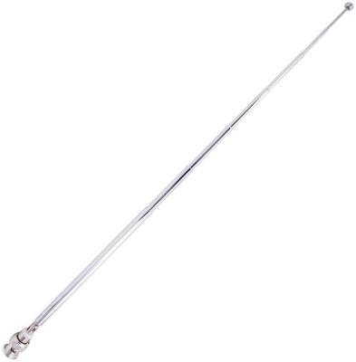 China Stainless Steel BNC Radio Antenna With BNC Male Plug Jack Connector Adapter Telescopic Stainless Steel Portable HF VHF UHF Mobile Antenna for sale