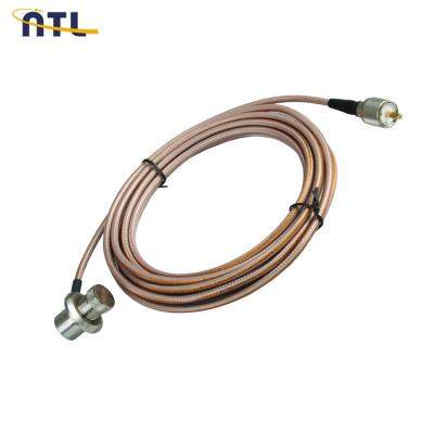 China UHF SO239 RF Female Coax RG316 Coaxial Cable 3.3ft/1m with PL259 SO239 Connectors Adapters Customization for sale