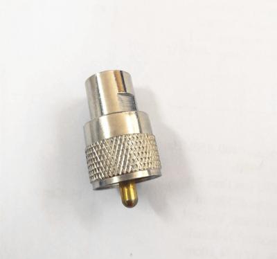 China UHF PL-259 PL259 UHF Male-Plug Crimp Coax Connector RF Adapter Connector for RG58/U LMR195 Coaxial Cable Compatiable with Ham Radio for sale