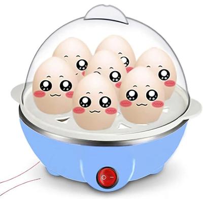 China Stainless Automatic Electric Boiler Boiler Cooker Fast Steam Machine 7 Counts Mini Household Eggs With Timer for sale