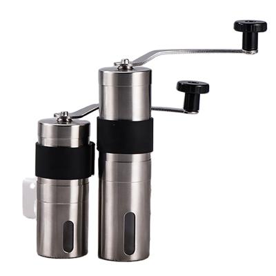 China Car Portable Conical Stainless Steel Burr Hand Bean Grinder Coffee Manual Coffee Grinder for sale