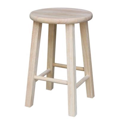 China Contemporary Unfinished Round Lid Stool for sale