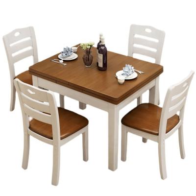 China Solid wood table and chairs (others) adjustable modern dining room furniture for kitchen for sale