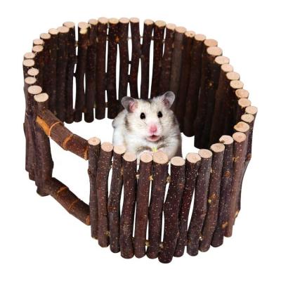 China Sustainable Wooden Hideout, Hamster Natural Apple Rat Sticks Door Fence For Hamster, Mouse, Gerbil, Small Animals for sale