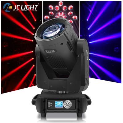 China Professional Club Beam Light 295W Double Prism Lens 9R Moving Head DJ Bar Theme Park Ballroom Stage Lights à venda