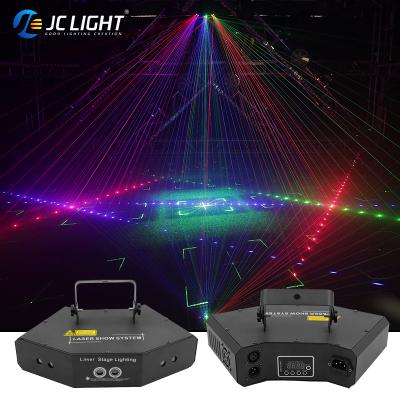 China Disco Lazer Projector DJ Disco Lasers Show Stage Lazer 6 Eyes Mini Laser Ktv Light Te koop