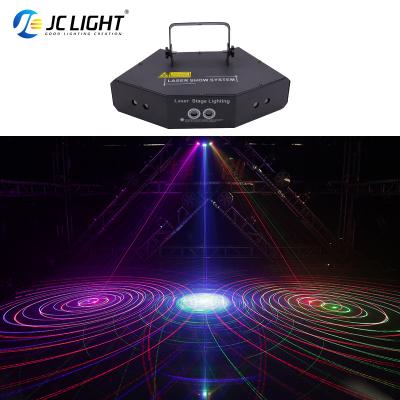 Κίνα Disco Strobe Lazer Projector Pattern Light 6 RGB Full Color Led Eyes RGB Laser Lights For Night Club προς πώληση