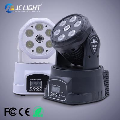 Cina JC Disco Stage Lighting 7 Pieces Led Beam Laser Performs Mini Moving Head Par Lights For Stage Dance Floor Nightclub in vendita