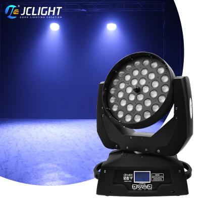 China Wholesale Led Wedding JC Stage Wash Rgbw Zoom 36*12w 10w 4in1 Moving Head Lights Led Beam Light for sale