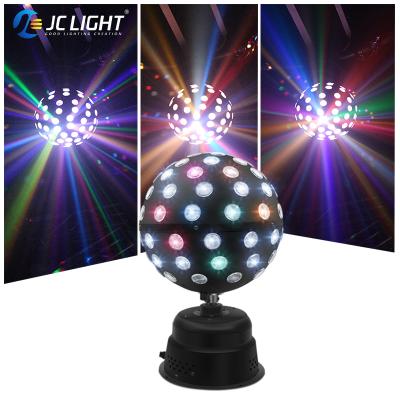 China 50w Bar Stage Ktv Disco Moving Head Audio Control Rotating Remote Strobe Led Crystal Magic Ball Laser Light For Home for sale