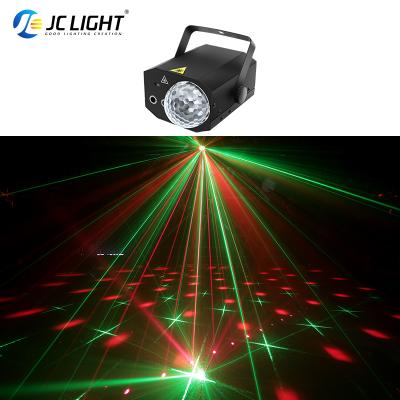 China 2021 New USB Chargeable Red Green KTV Driving Magic Ball and 10w Laser Light with led and laser for DJ for sale