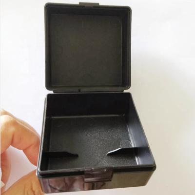 China Factory 65*65*45 PP Material Biodegradable Polished Black Plastic Packaging Box, Gift Box, Jewelry Box for sale