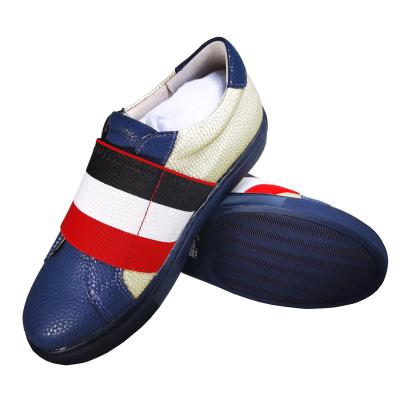 China Customized unisex kids rubber casual sports shoes scare leather shoes bump sneakers for kids for sale