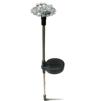 China Garden Hot Selling Lotus Flower Solar Outdoor Light Decorative Flower Stake LED Lights for sale