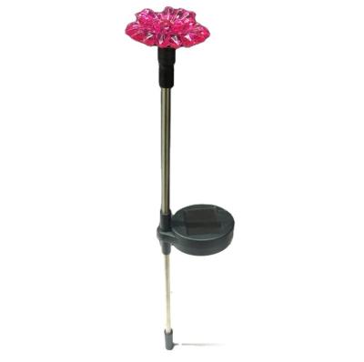 China Mini Garden Flower Multicolor Decorative Outdoor Solar Garden Stake Lights for sale